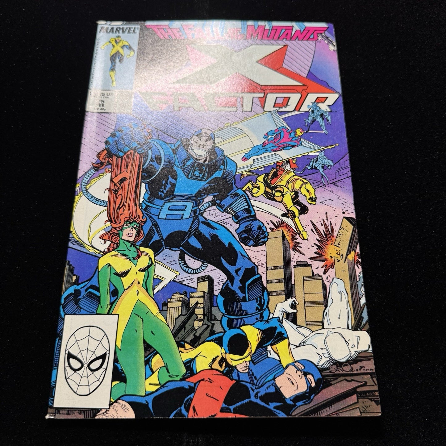 X-Factor 25 - 3rd Appearance Of Horseman Death - Copper Age Marvel Comics 1988