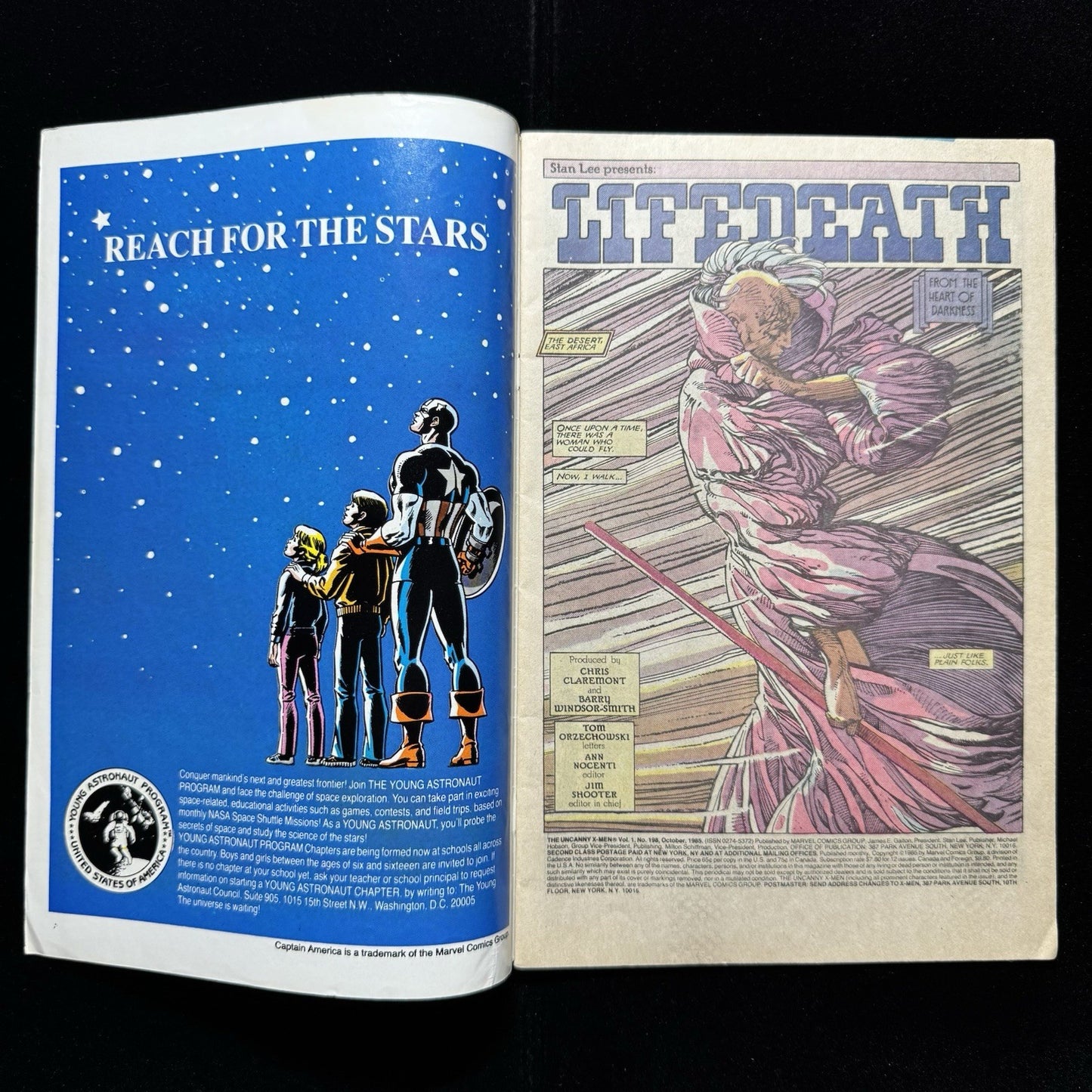 Uncanny X-Men 198 - Copper Age Marvel Comics 1985