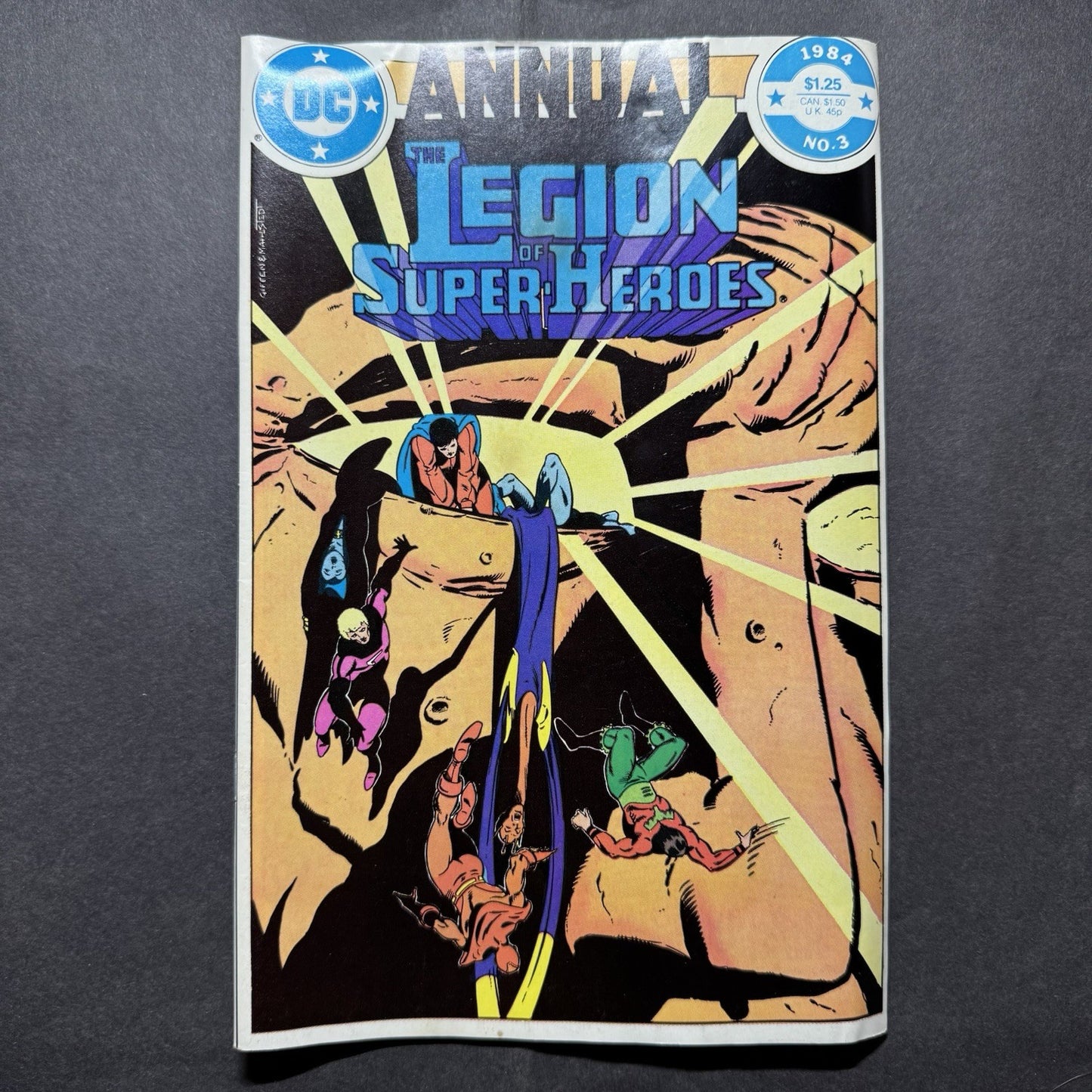 Legion Of Super-Heroes Annual 3 - Copper Age Dc Comics 1984