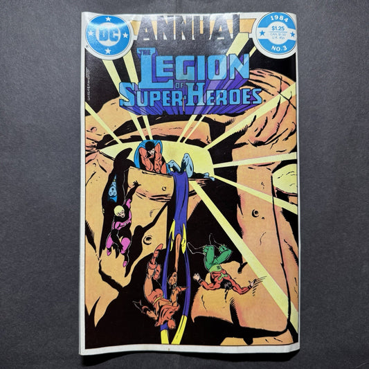 Legion Of Super-Heroes Annual 3 - Copper Age Dc Comics 1984
