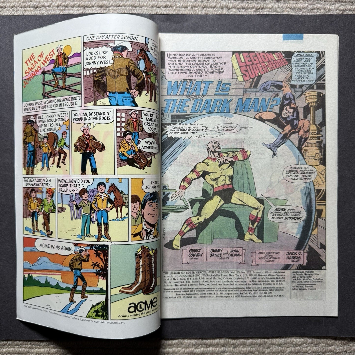 Legion Of Super-Heroes 271 - Bronze Age Dc Comics 1981