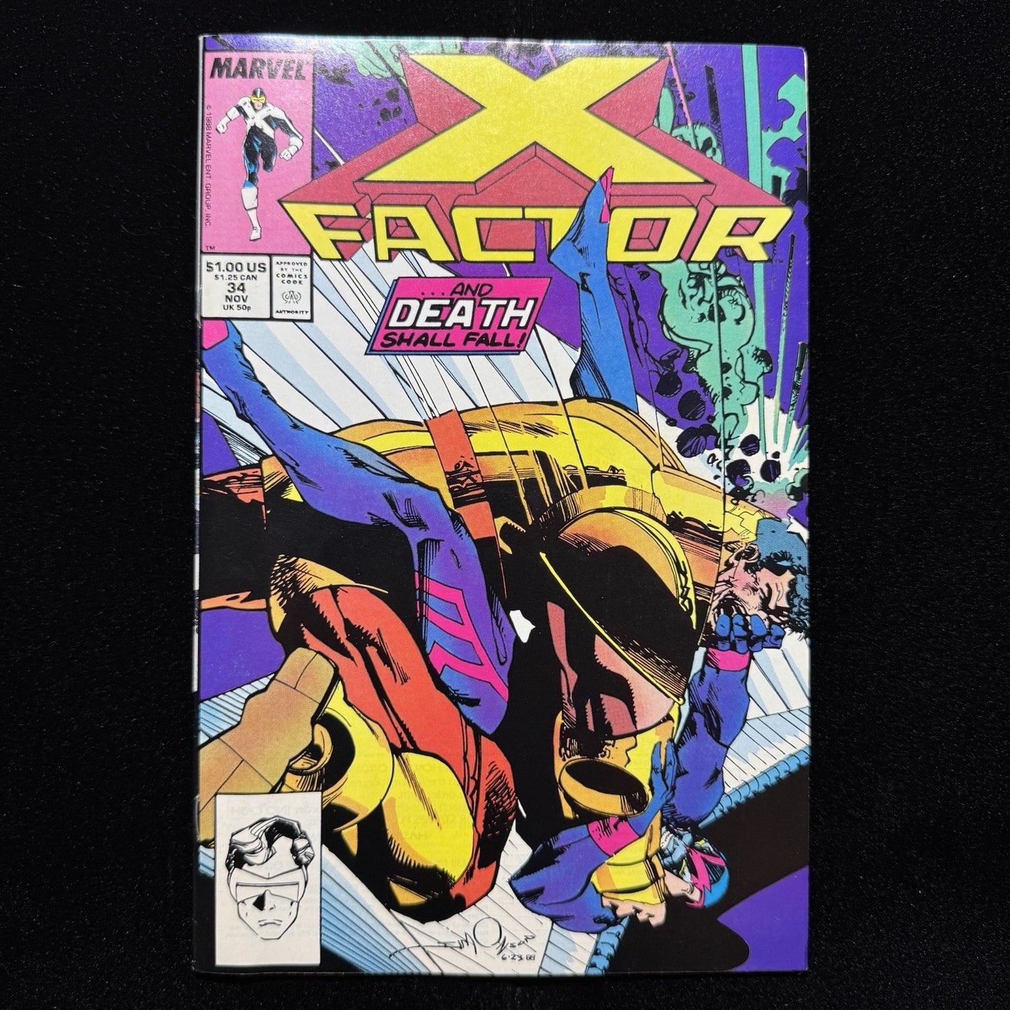 X-Factor 34 - 1st Appearance Of Nanny - Copper Age Marvel Comics 1988