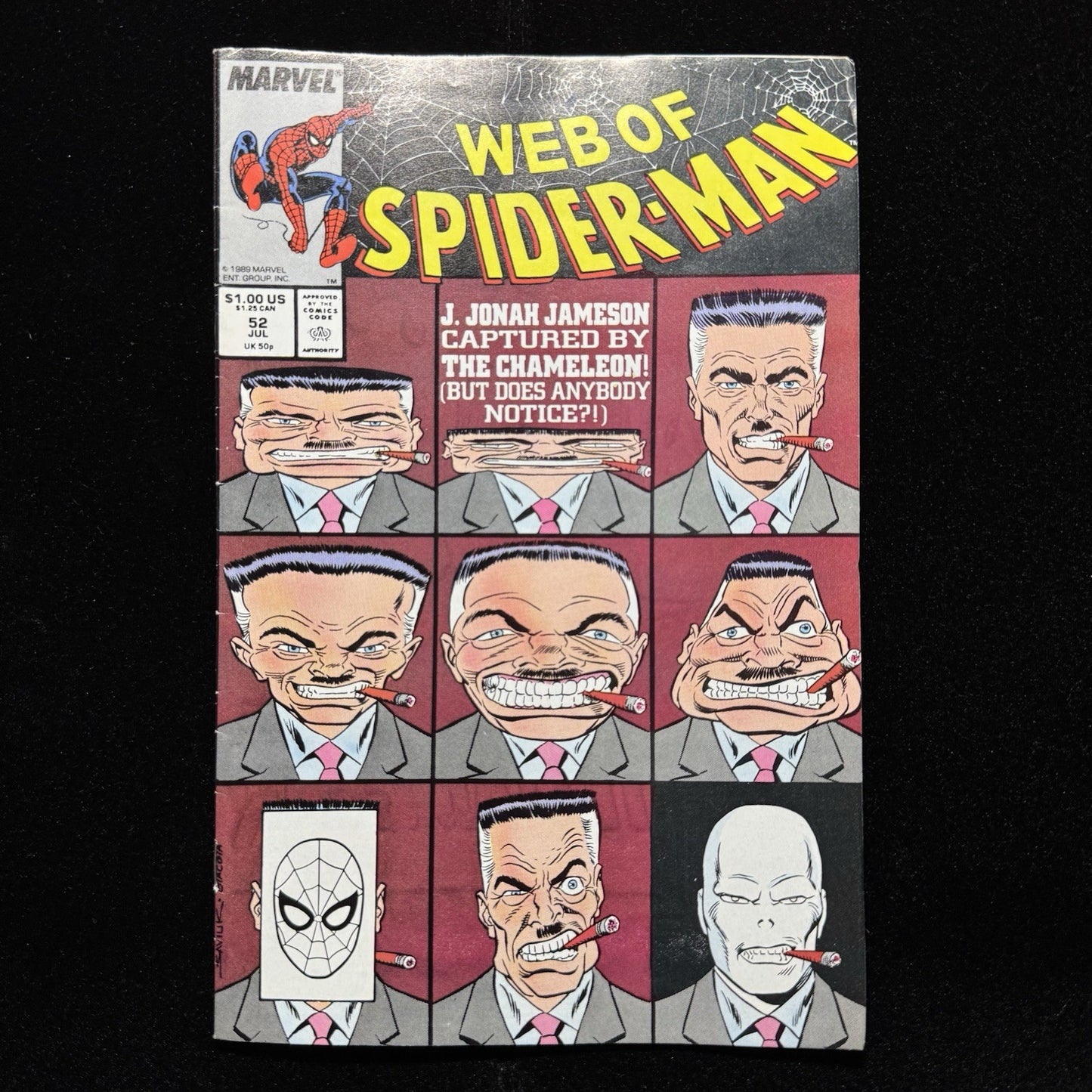 Web Of Spider-Man 52 - Copper Age Marvel Comics 1989