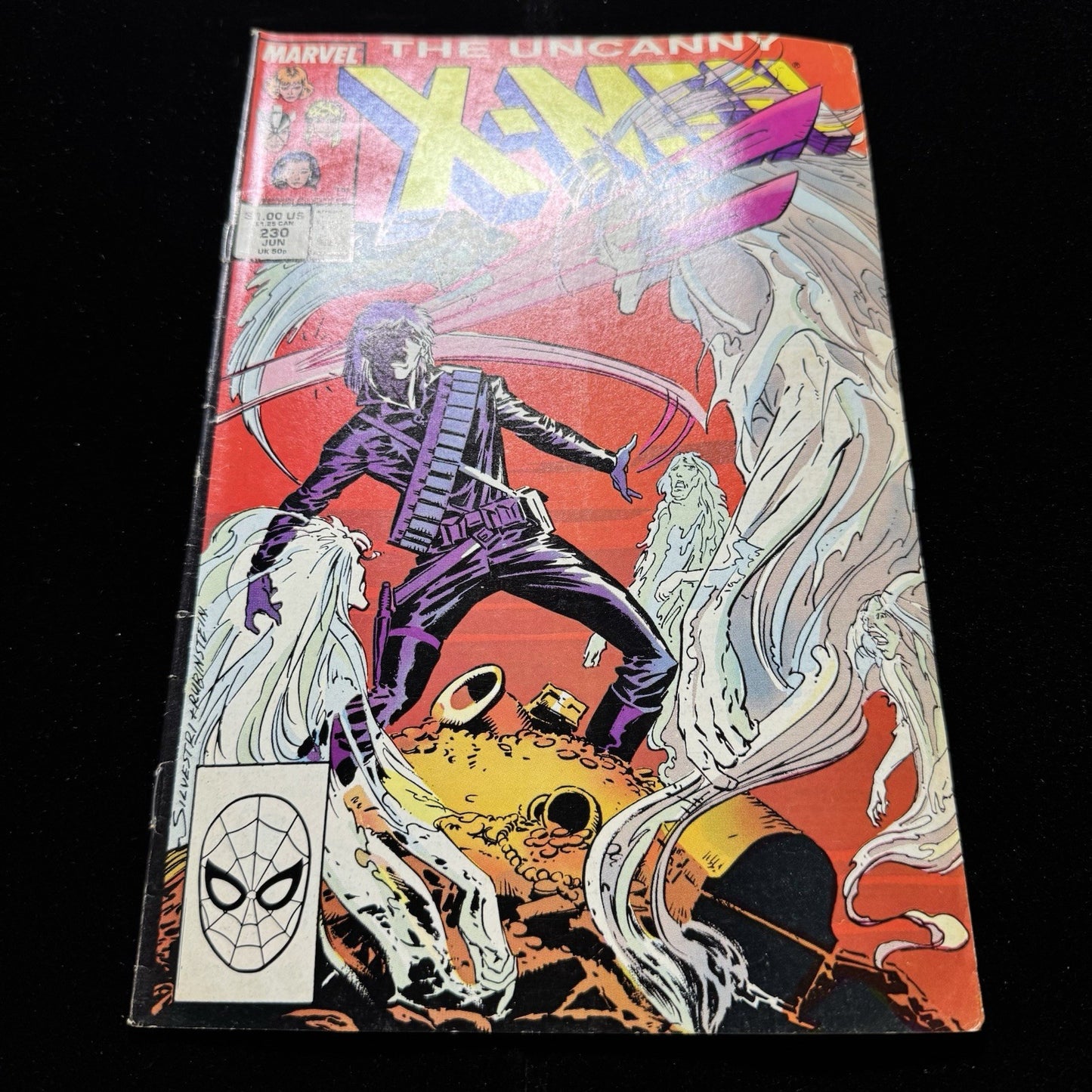 Uncanny X-Men 230 And 225 - Comic Bundle - Copper Age Marvel Comics 1988