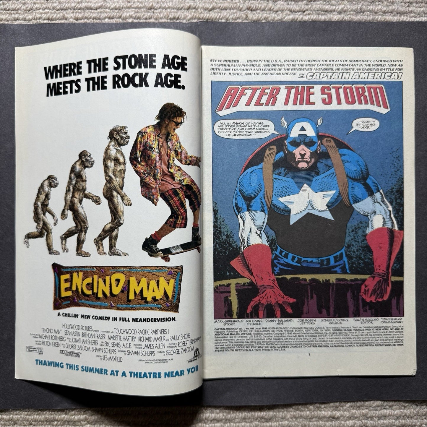 Captain America 401 - Modern Age Marvel Comics 1992