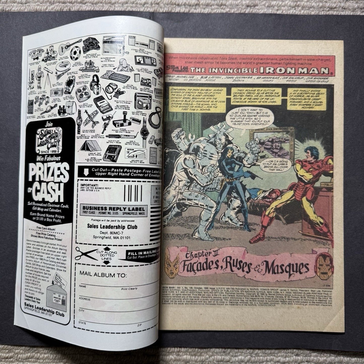 Invincible Iron Man 139/ Bronze Age Marvel comics 1980