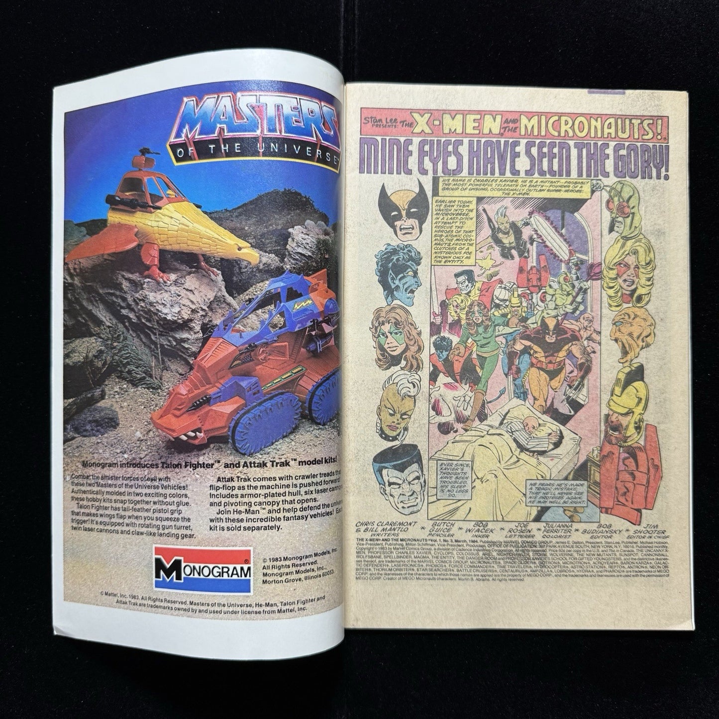 X-Men And The Micronauts 3 - Copper Age Marvel Comics 1984