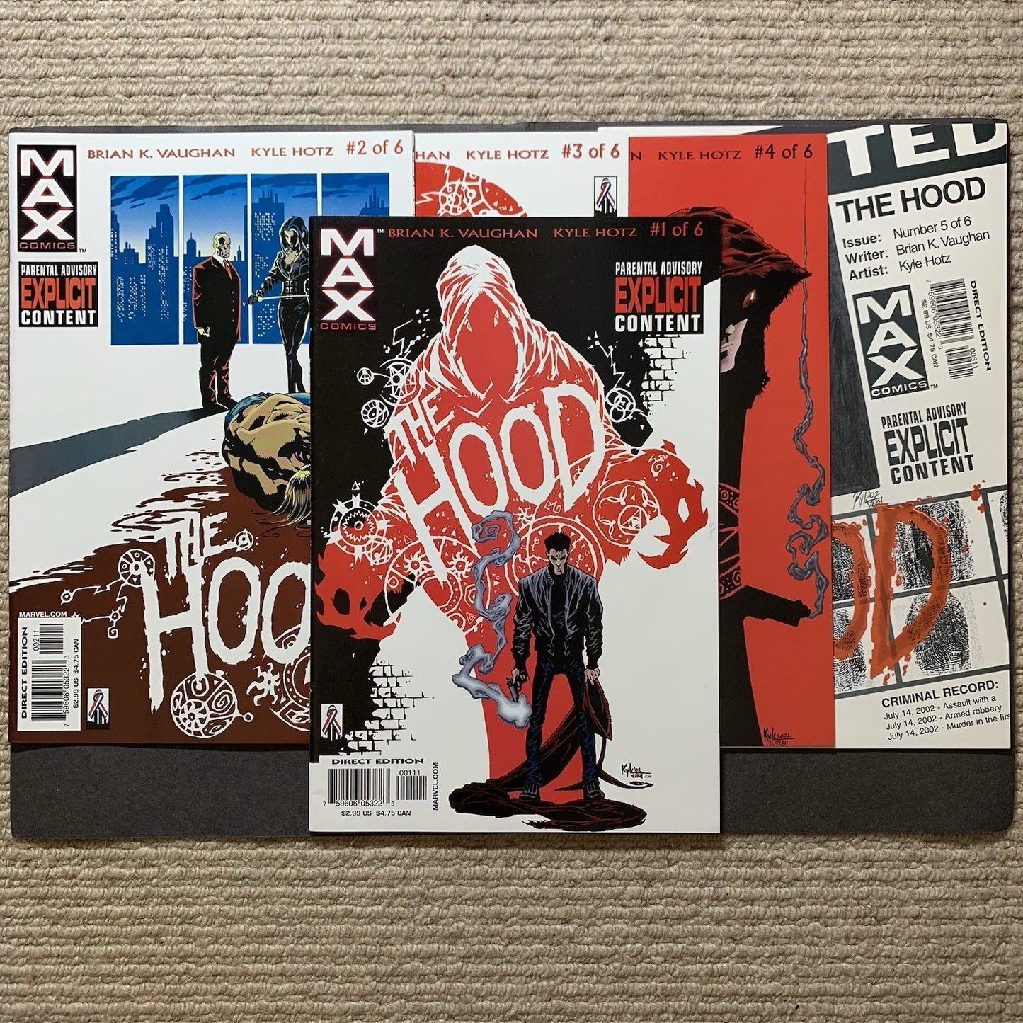 The Hood 1-5/ Modern Age Marvel Comics 2002