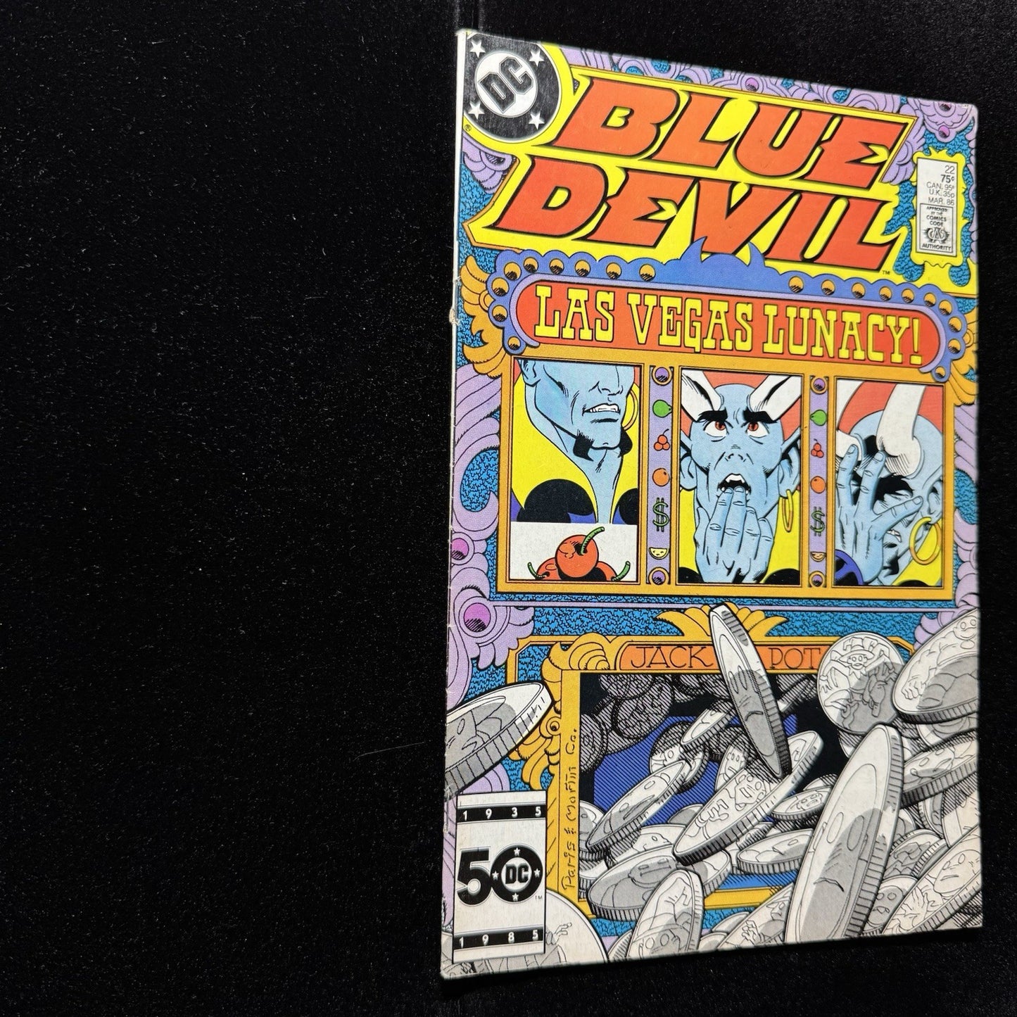 Blue Devil 22 - Copper Age Dc Comics 1986
