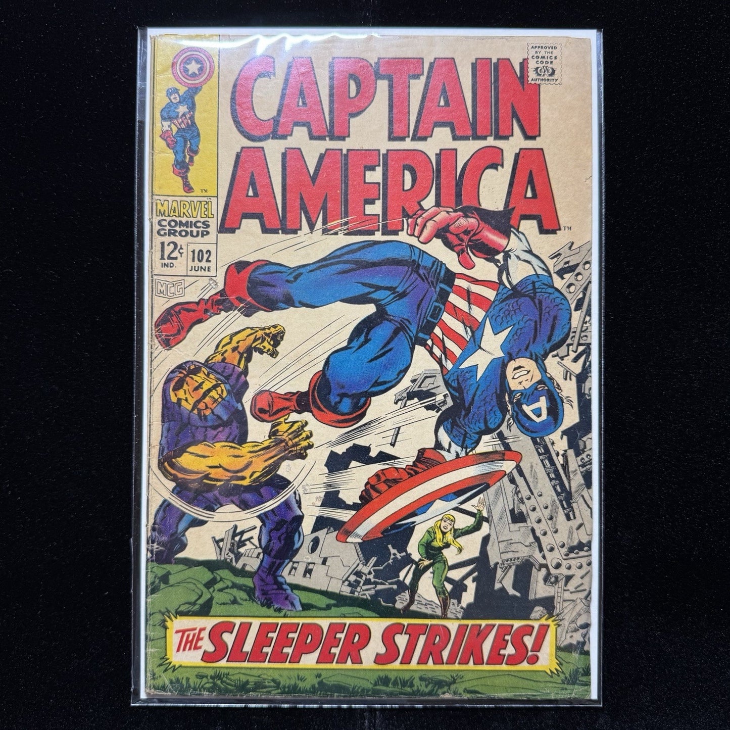 Captain America 102 - Silver Age MarvelComics 1968
