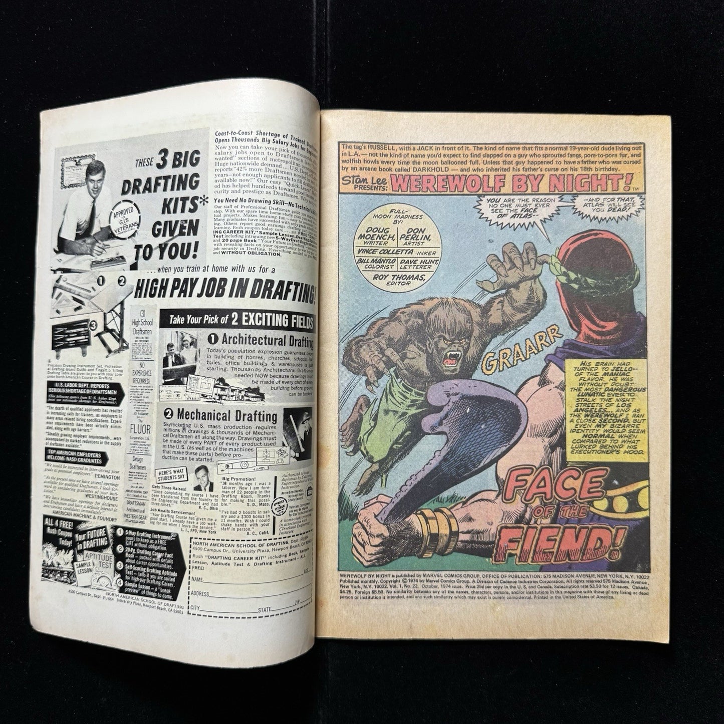 Werewolf By Night 22 - Bronze Age Marvel Comics 1974