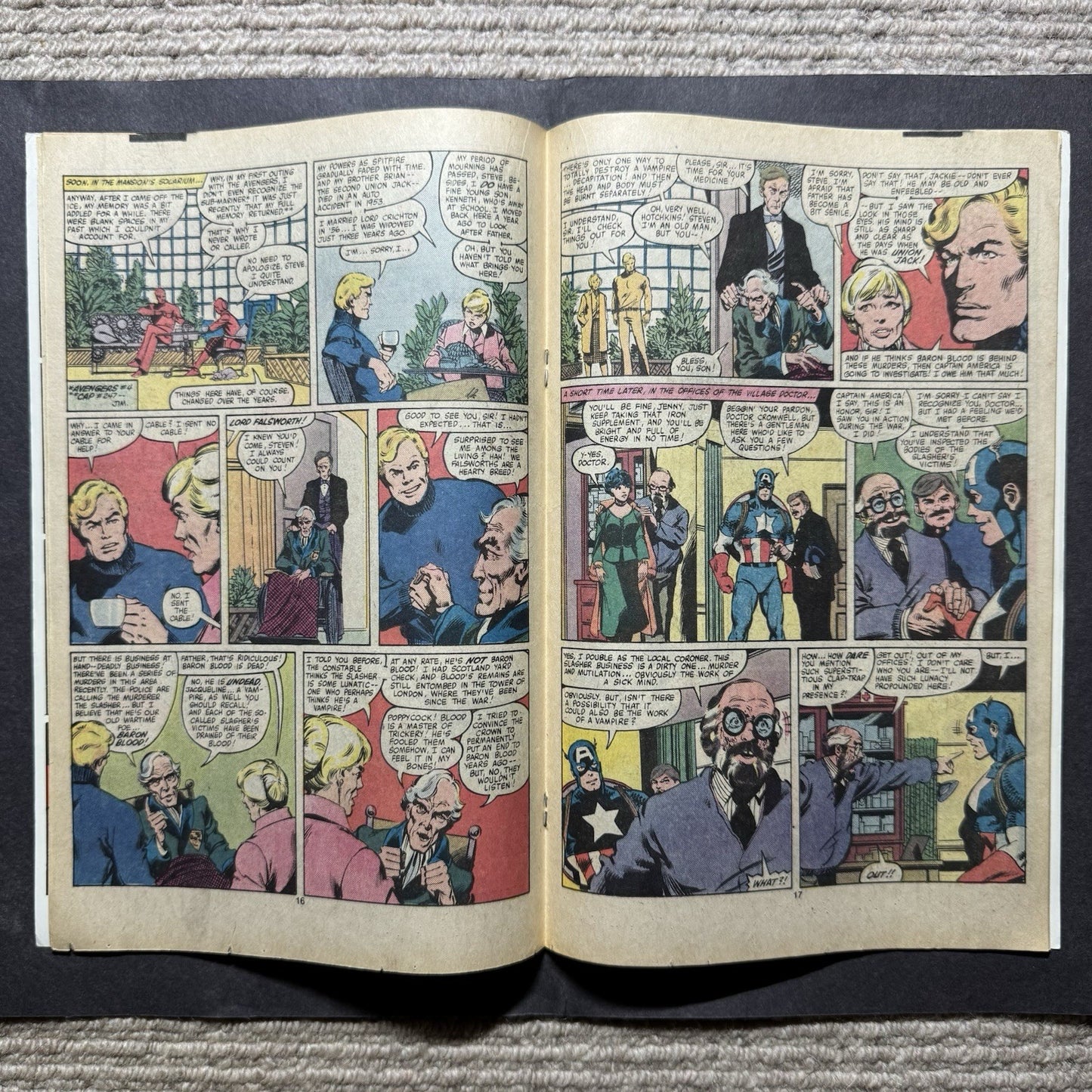 Captain America 253 - 1st app of Joseph Chapman - Bronze Age Marvel Comics 1981
