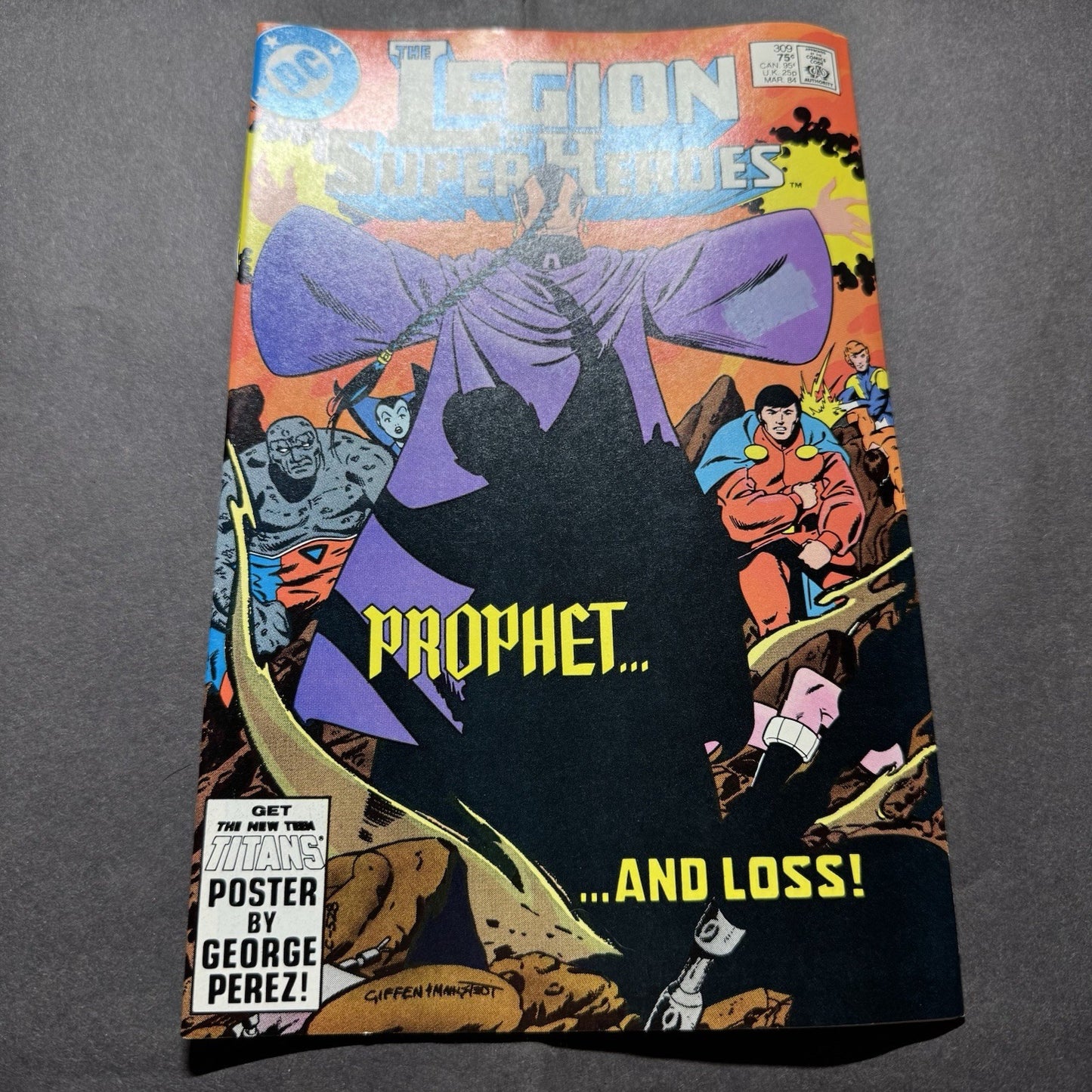 Legion Of Super-Heroes 309 - Copper Age Dc Comics 1984