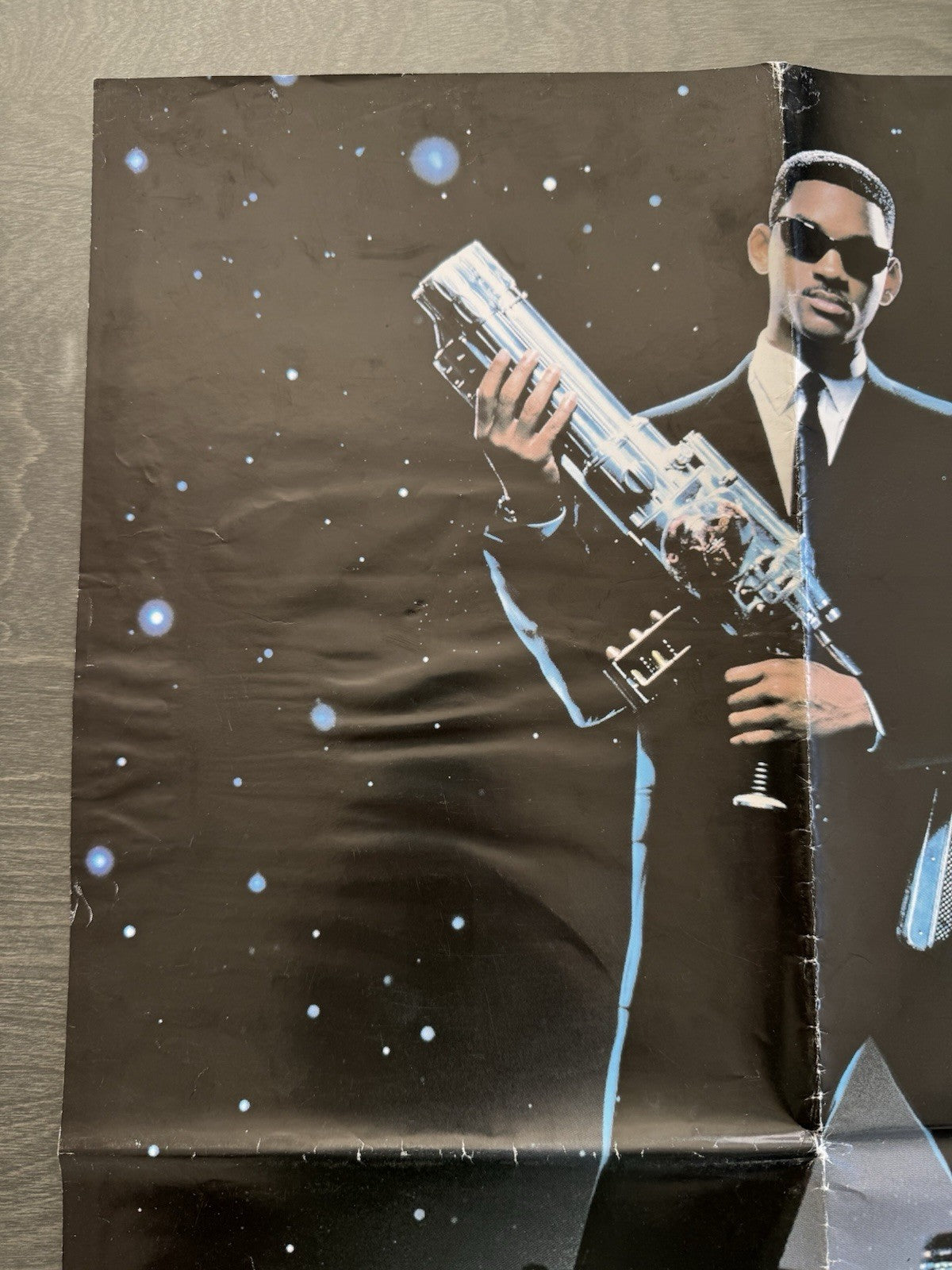Men in Black 1997 - Original UK Quad Poster – Folded – Vintage Double Sided