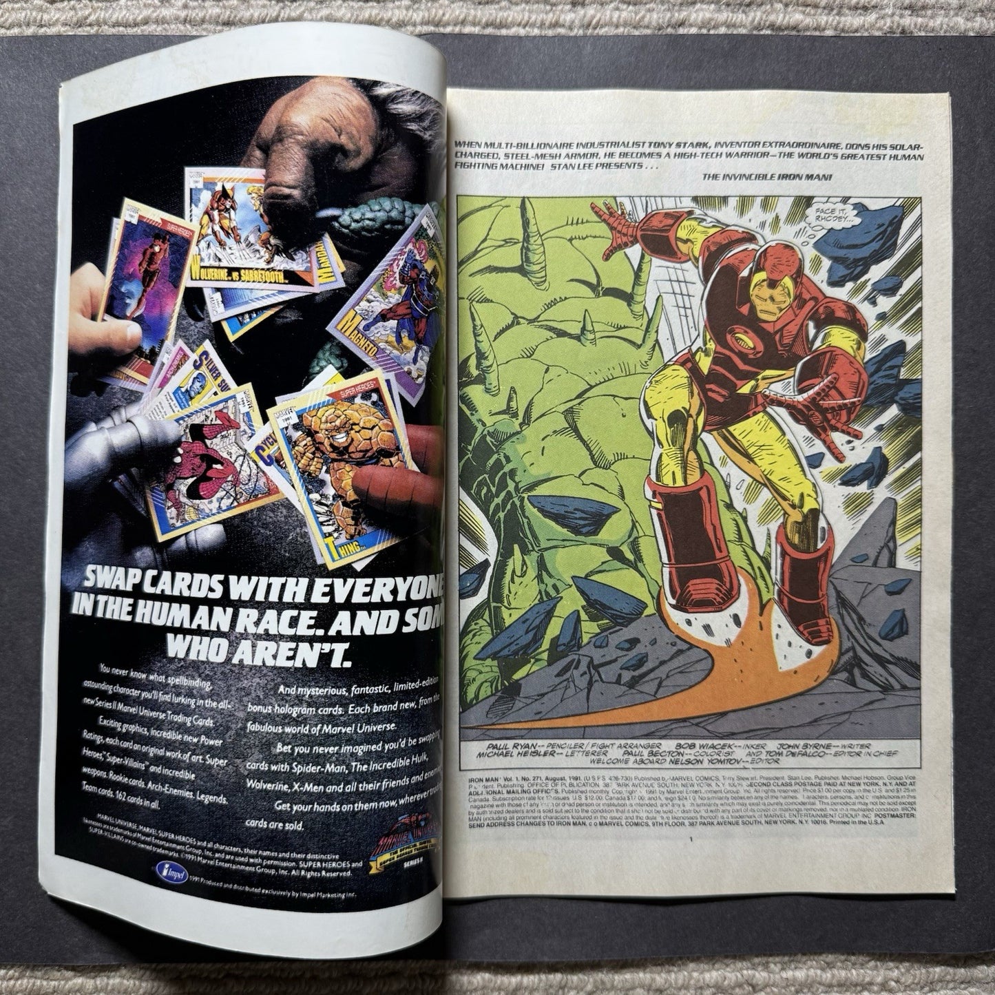 Iron Man 271 - Copper Age Marvel Comics 1991