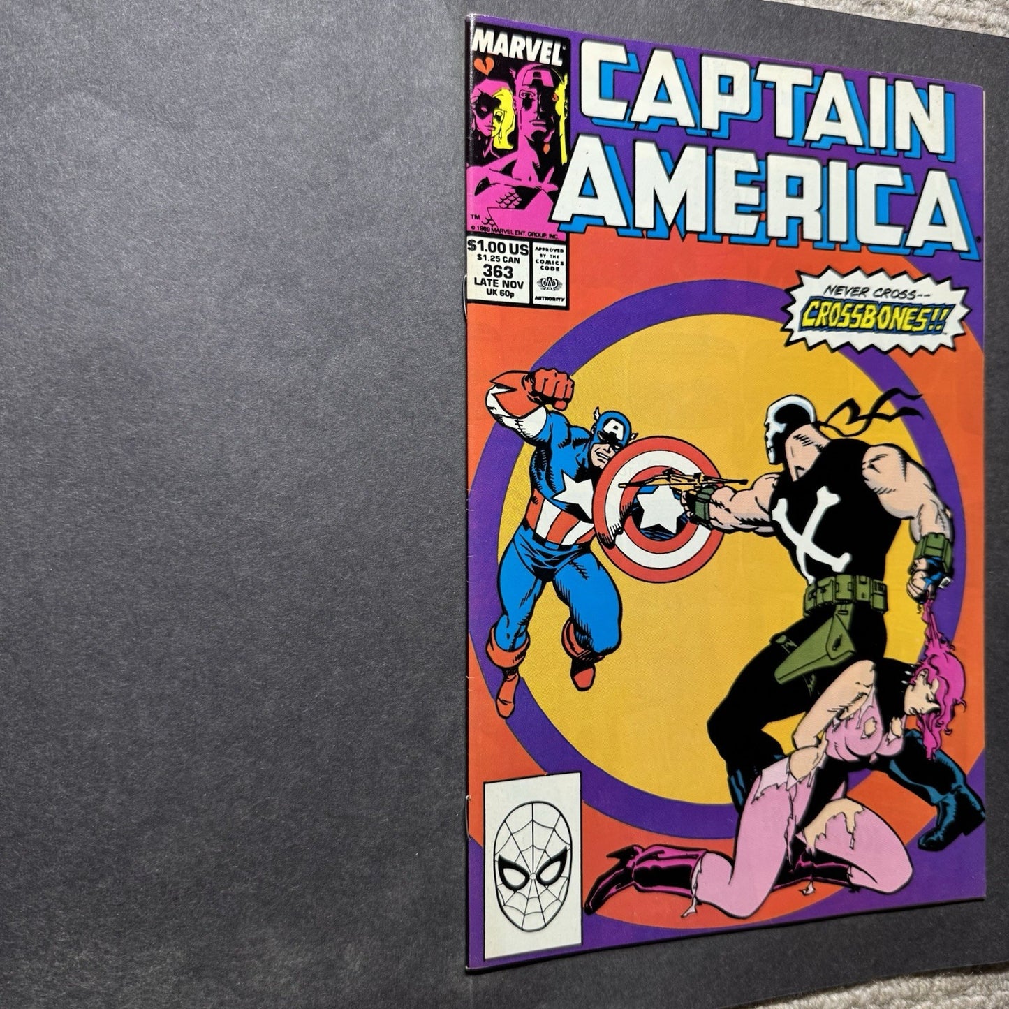 Captain America 363 - Copper Age Marvel Comics 1989