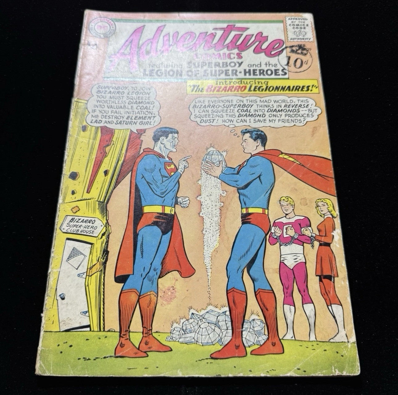 Adventure Comics 329 - 1st App Bizzaro Legionnaires - Silver Age Dc Comics 1965