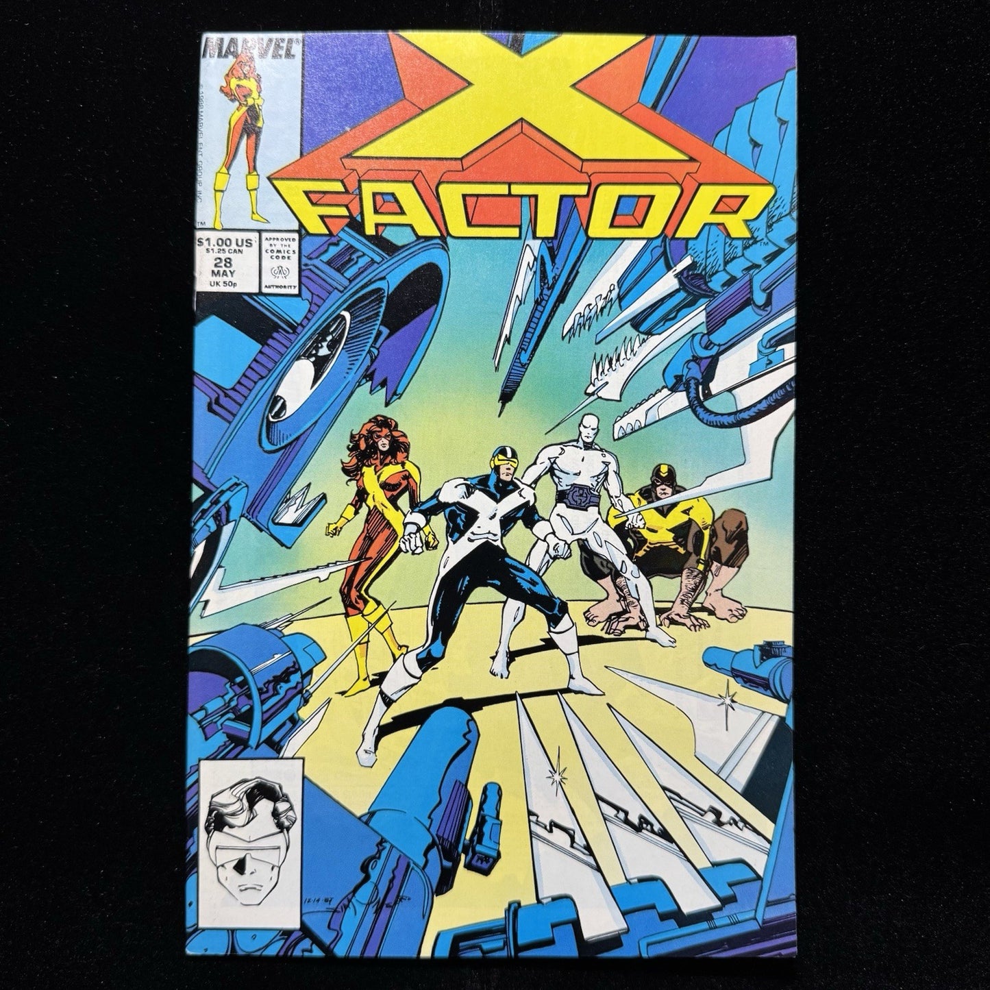 X-Factor 28 - 1st Appearance Of Infectia - Copper Age Marvel Comics 1988