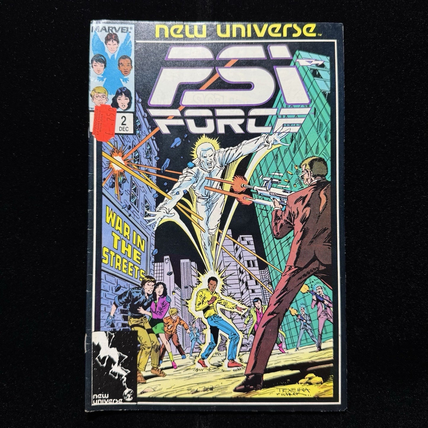 PSI Force 2 - Copper Age Marvel Comics 1986
