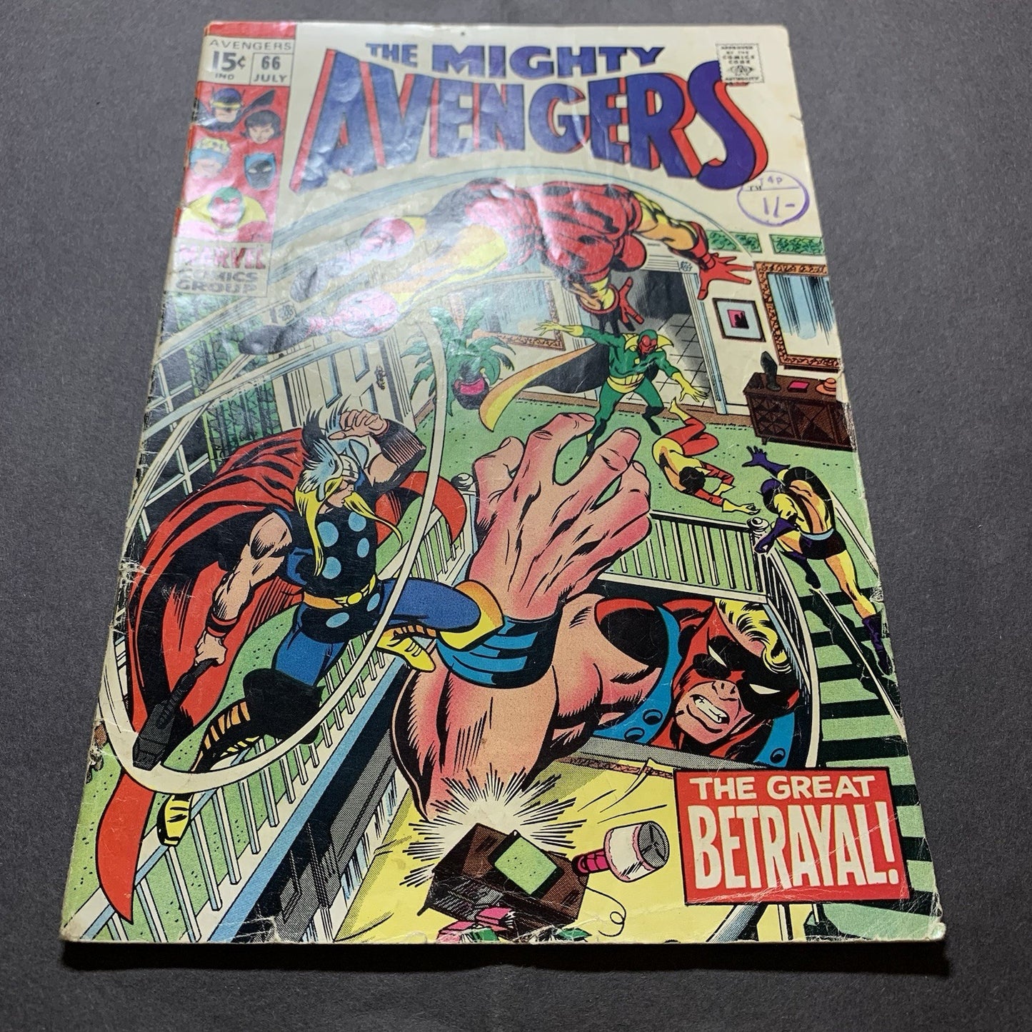 Avengers 66/ Silver Age Marvel Comics 1969