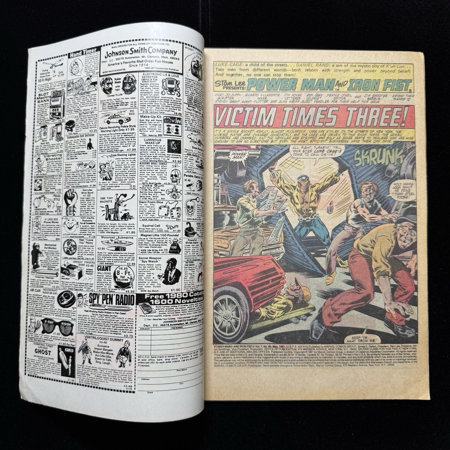 Power Man And Iron Fist 69 - Bronze Age Marvel Comics 1981