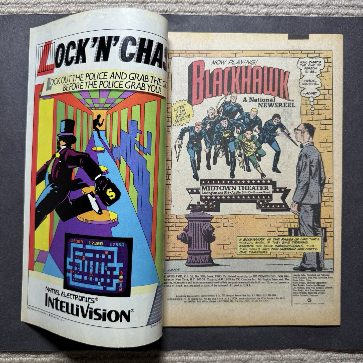 Blackhawk 259 - Bronze Age Dc Comics 1983