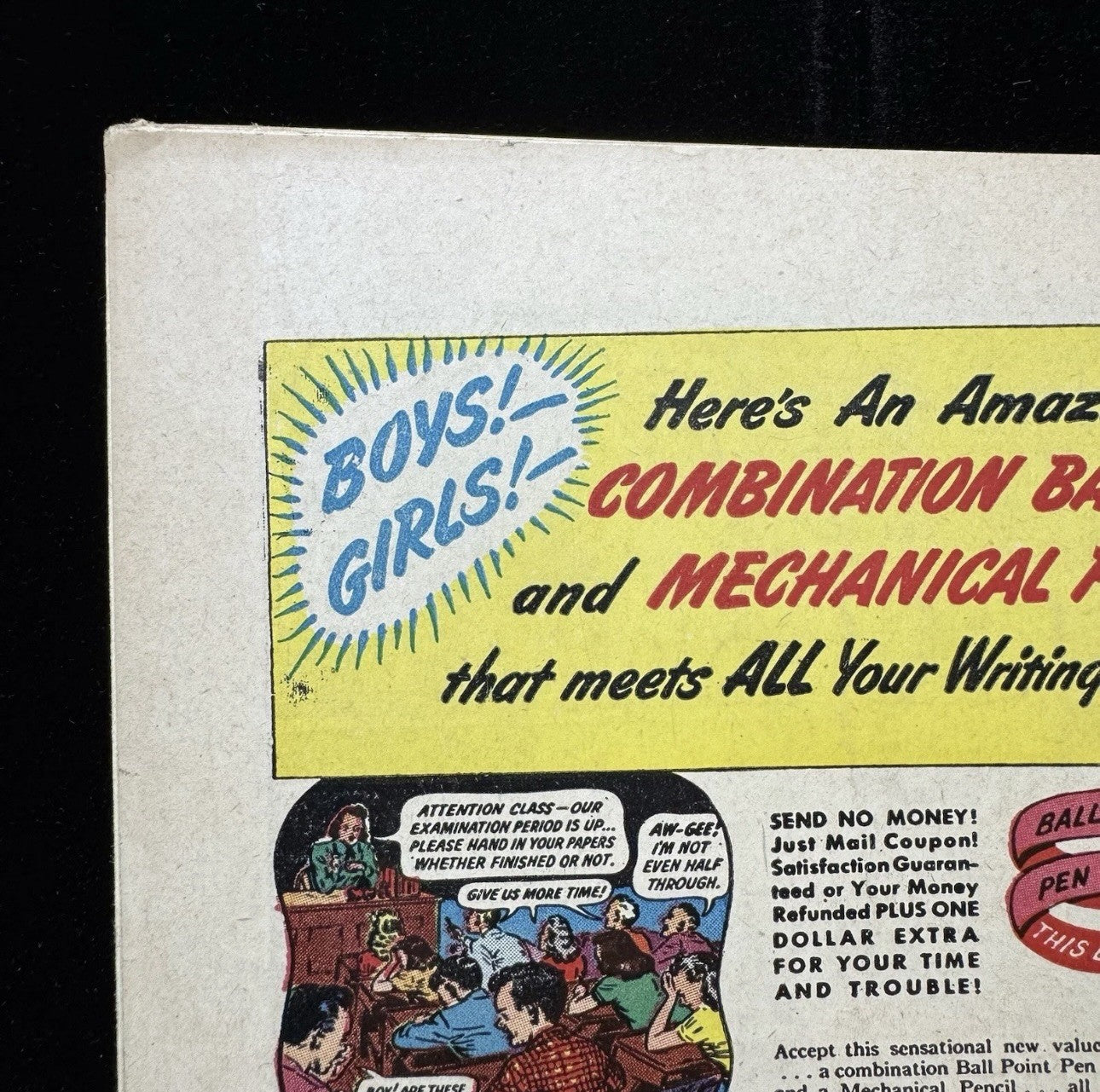 Lawbreakers Always Lose 5 - White Pages - Scarce Golden Age Marvel Comics 1948