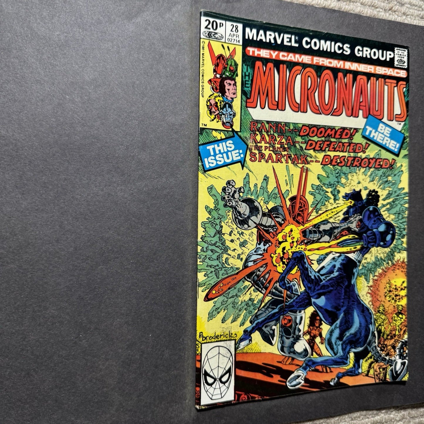 Micronauts 28 - Bronze Age Marvel Comics 1981