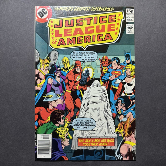 Justice League 171 - Death Of Mr Terrific - Bronze Age Dc Comics 1979
