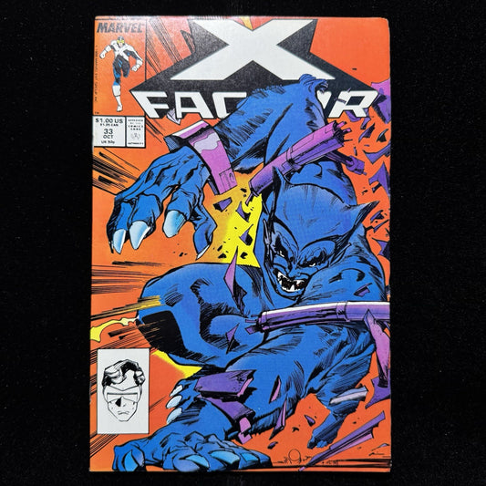 X-Factor 33 - 1st Appearance Of Orphan Maker - Copper Age Marvel Comics 1988