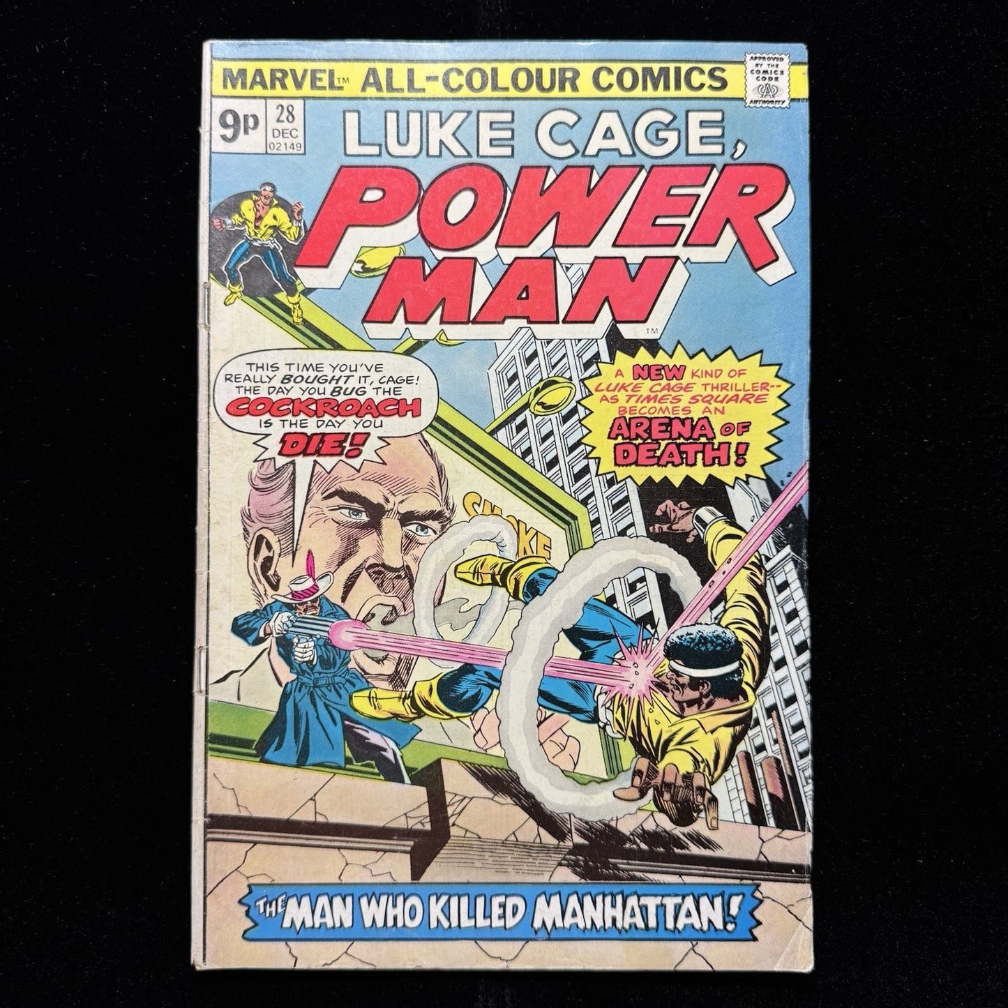 Power Man 28 - 1st Appearance Of Cockroach - Bronze Age Marvel Comics 1975