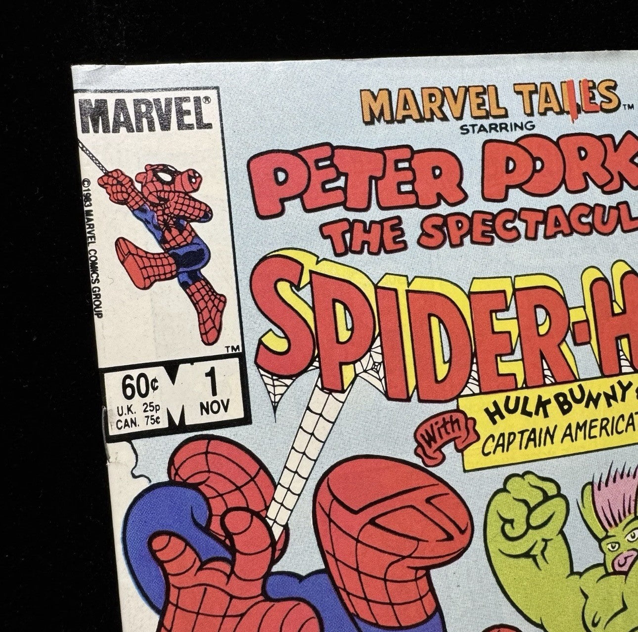 Marvel Tails 1 - 1st Appearance Of Spider-Ham - Bronze Age Marvel Comics 1983