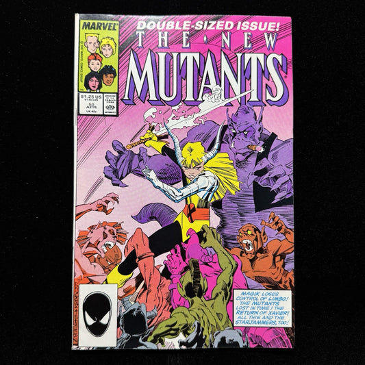 New Mutants 50 - Cameo Appearance Of Grimjack - Copper Age Marvel Comics 1987
