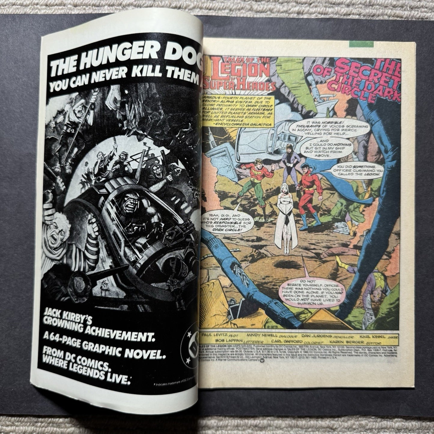 Legion Of Super-Heroes 324 - Copper Age Dc Comics 1985