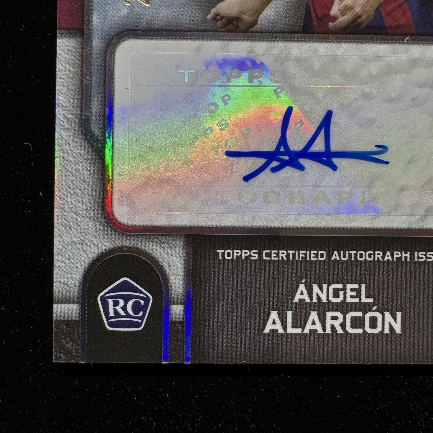 Ángel Alarcón Rookie Auto & Numbered RC Lot Barcelona Topps Museum Merlin