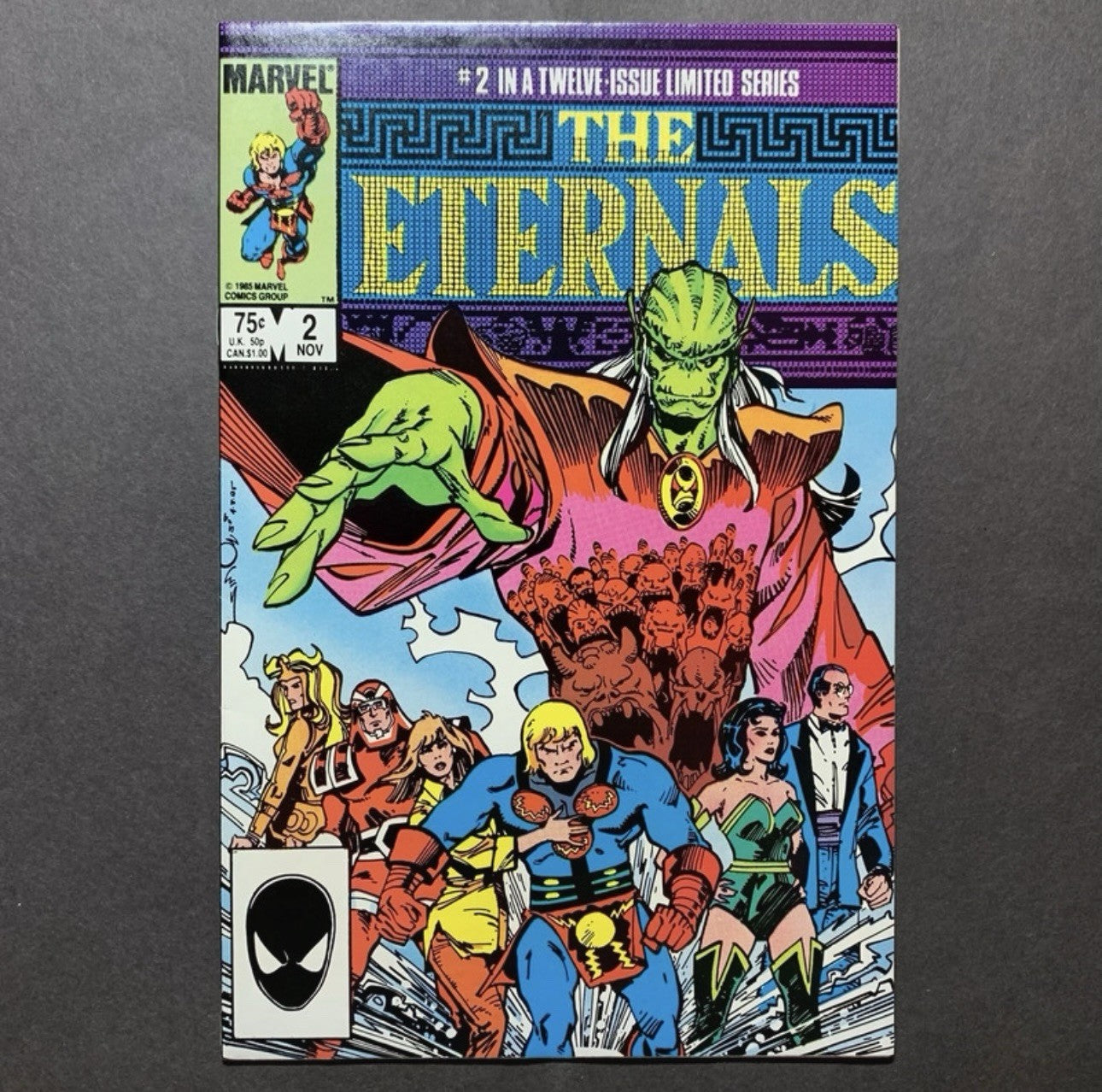 Eternals 2 - 1st App Of Ghaur, Ahqlau, Ranar - Copper Age Marvel Comics 1985