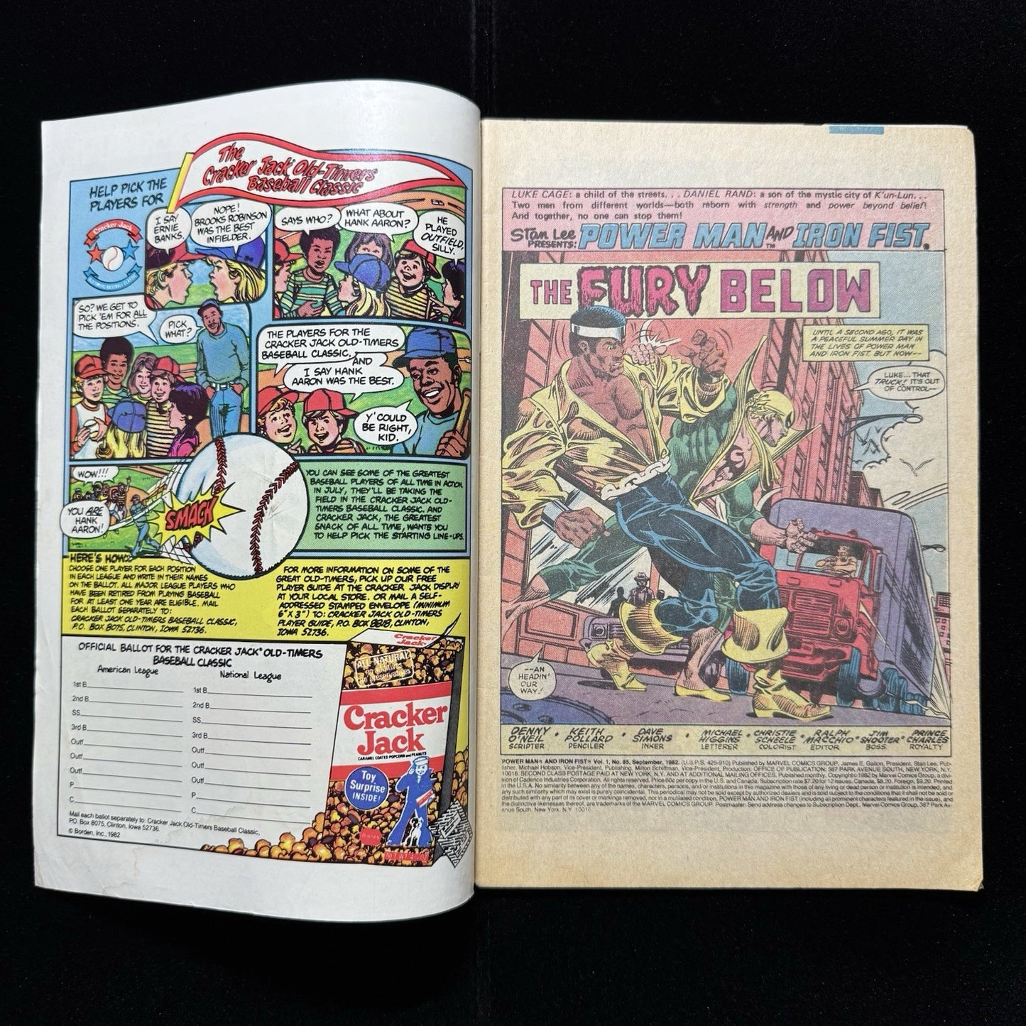 Power Man And Iron Fist 85 - Bronze Age Marvel Comics 1982