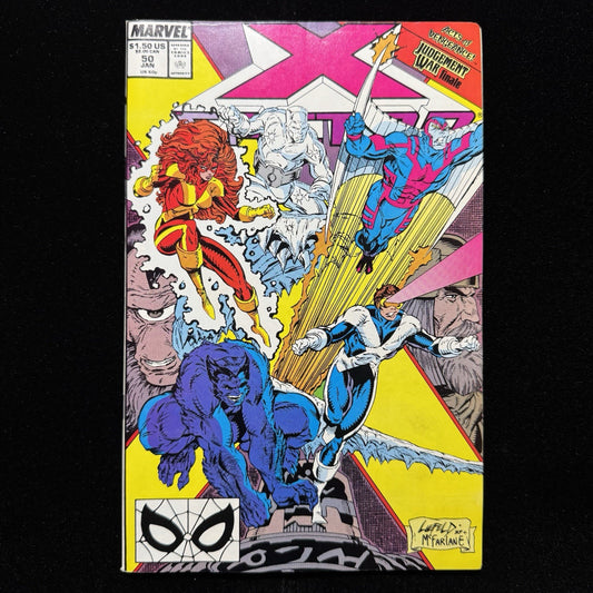 X-Factor 50 - McFarlane And Liefeld Cover Art - Copper Age Marvel Comics 1990