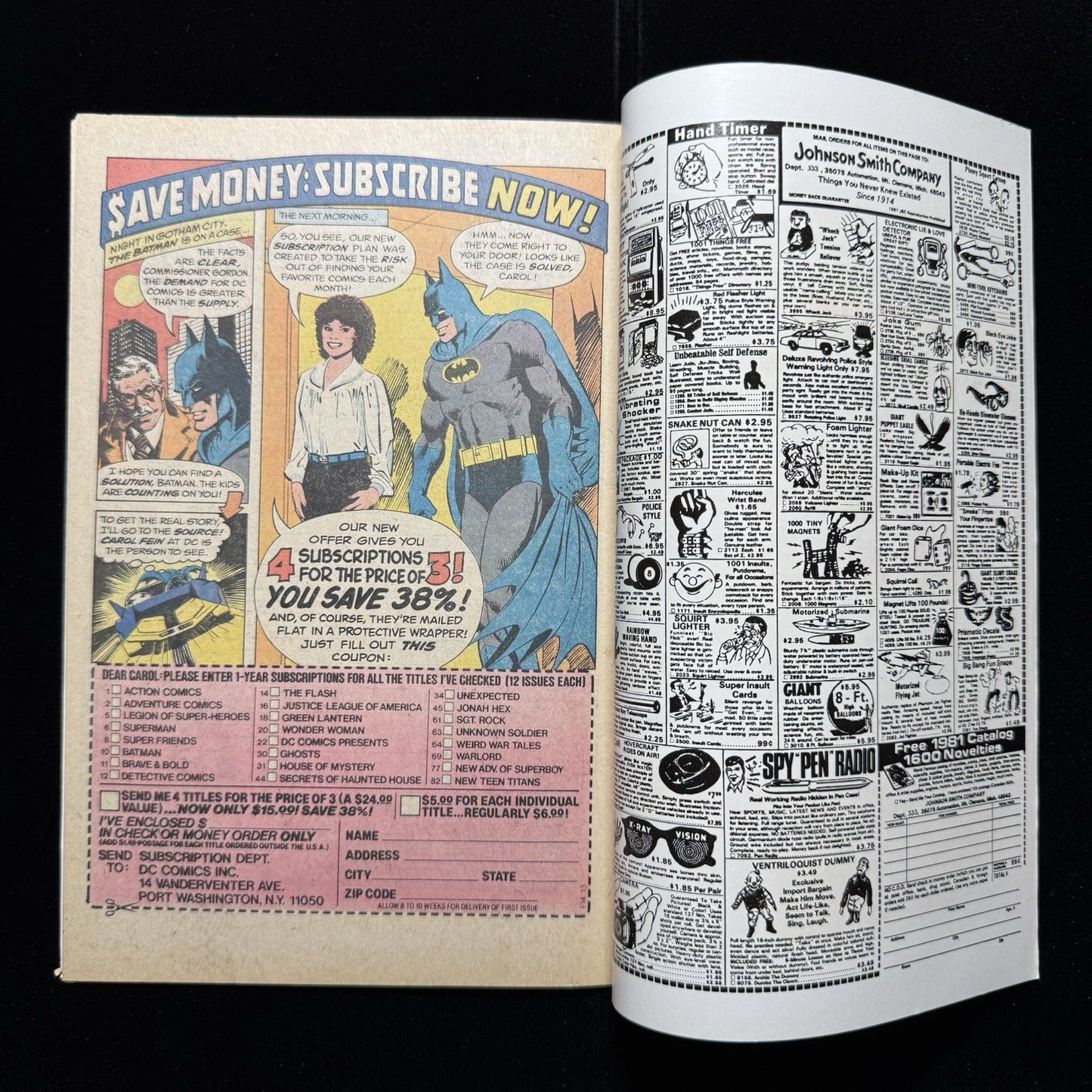 Adventure Comics 482 - Bronze Age Dc Comics 1981
