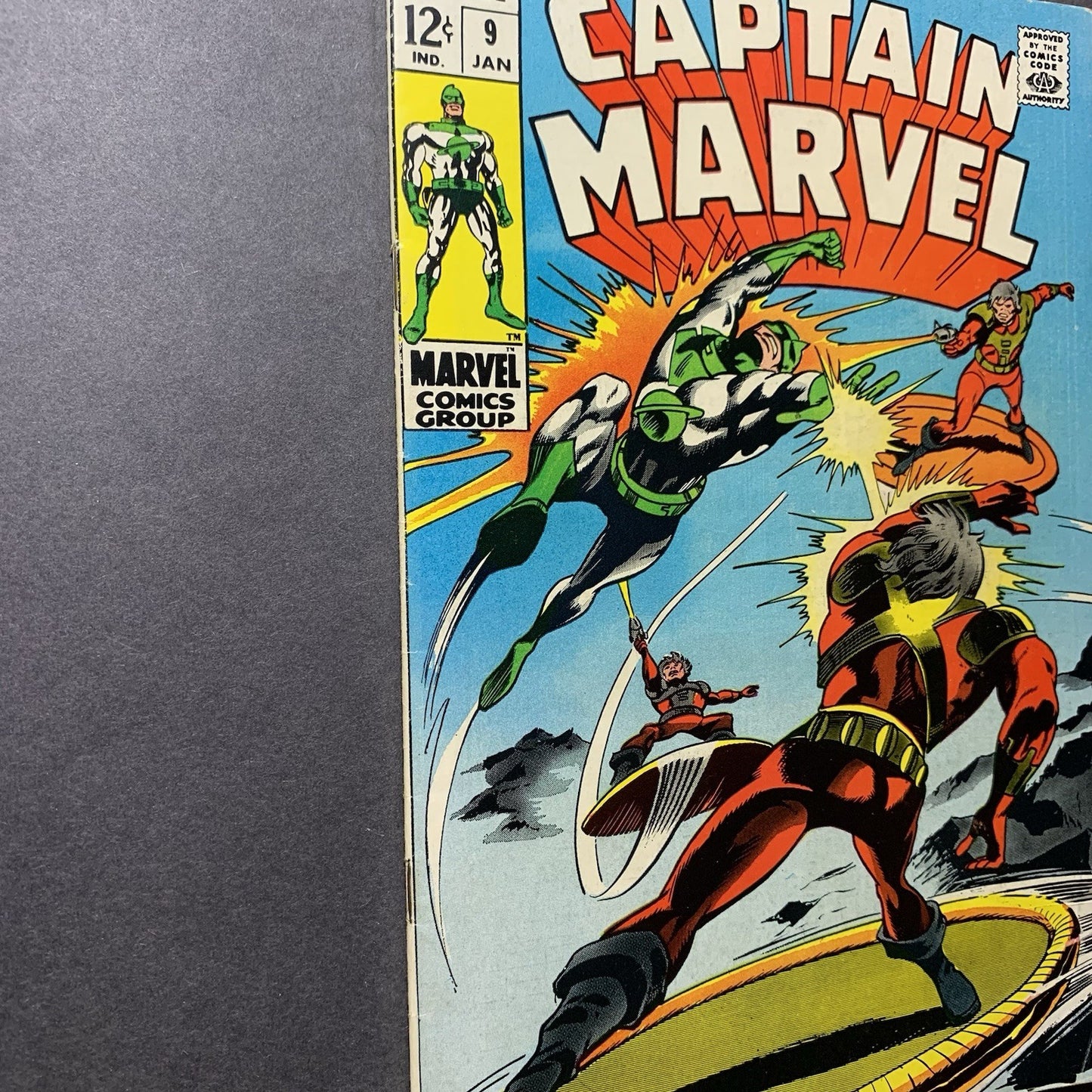 Captain Marvel 9/ Silver Age Marvel Comics 1969