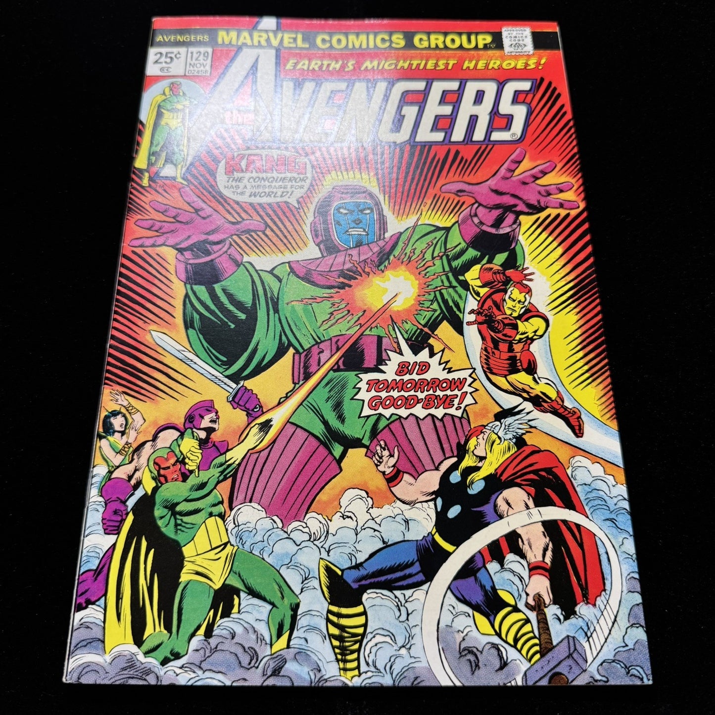 Avengers 129 Mark Jewelers (VERY RARE) - Bronze Age Marvel Comics 1974
