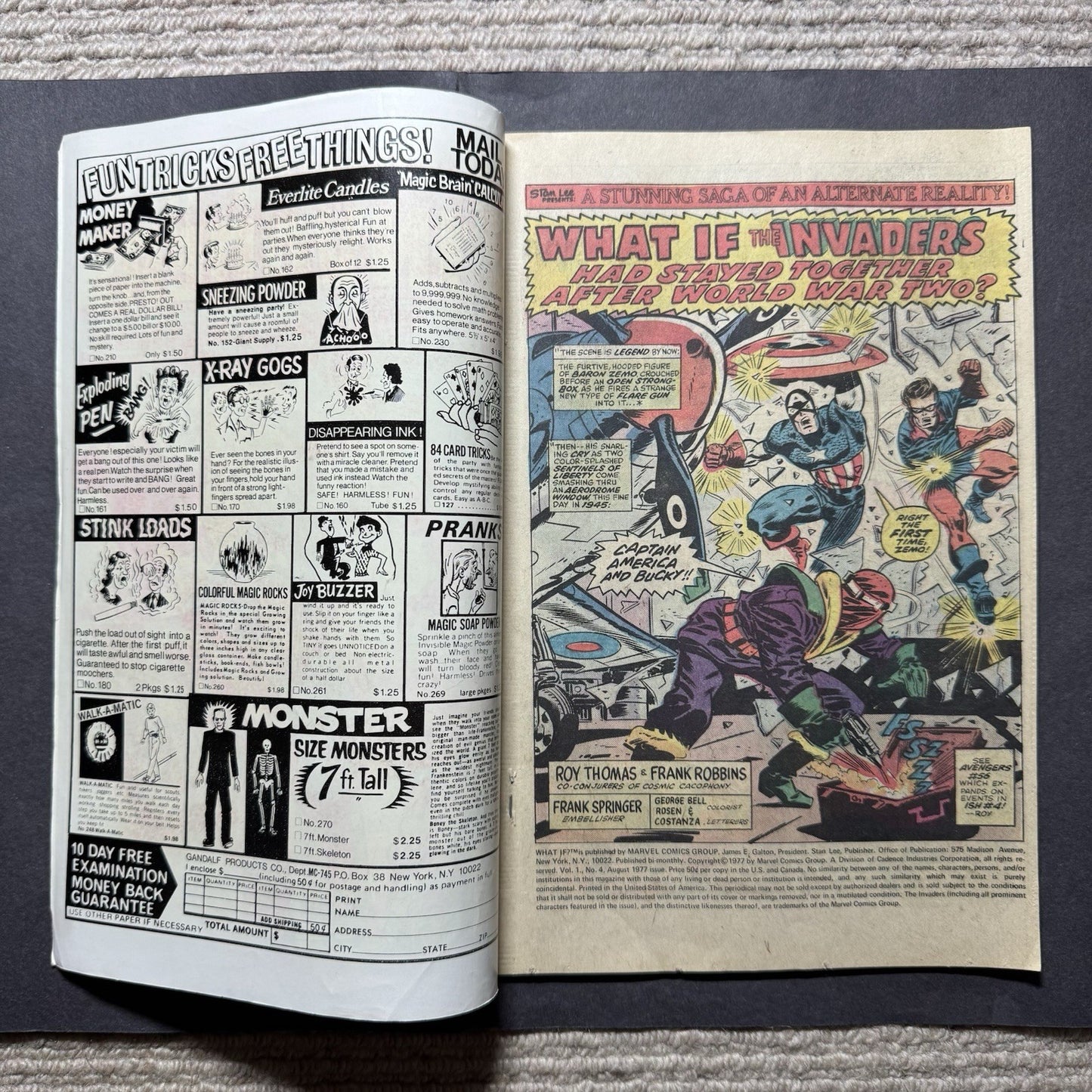 What If 4 - Origin And Death Of Spirit 76 - Bronze Age Marvel Comics 1977