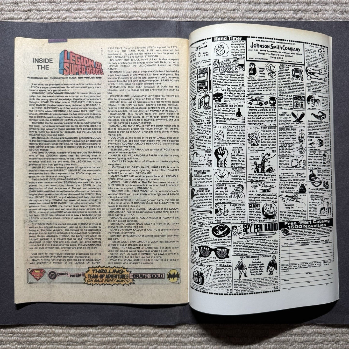 Secrets Of The Legion Of Super-Heroes 3 - Bronze Age Dc Comics 1981