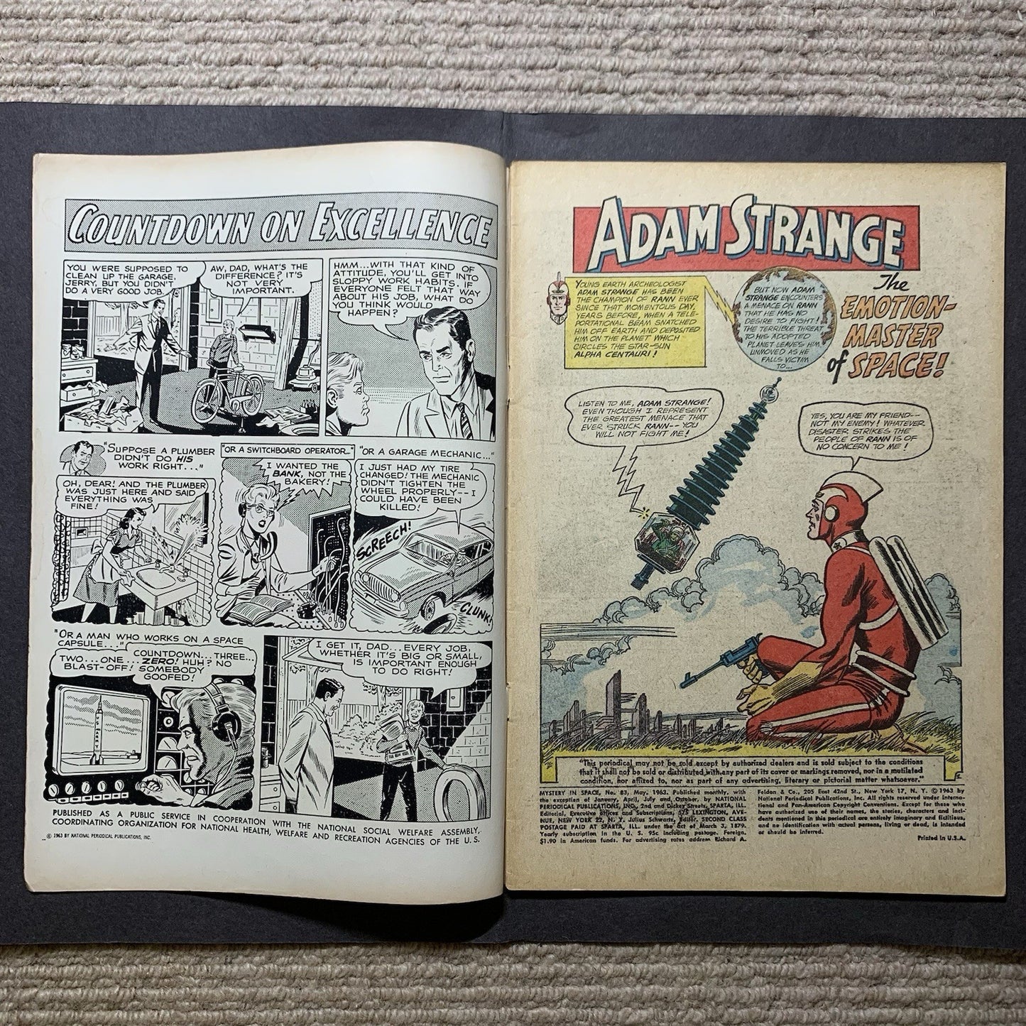 Mystery in space 83/ silver age dc comics 1963