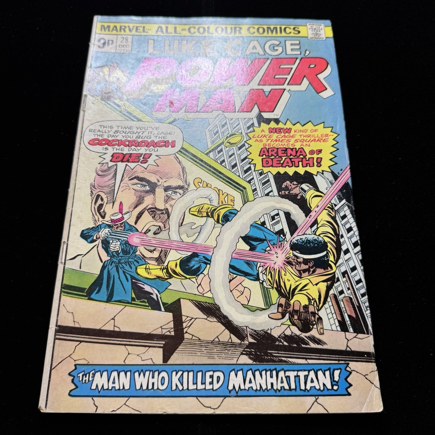 Power Man 28 - 1st Appearance Of Cockroach - Bronze Age Marvel Comics 1975