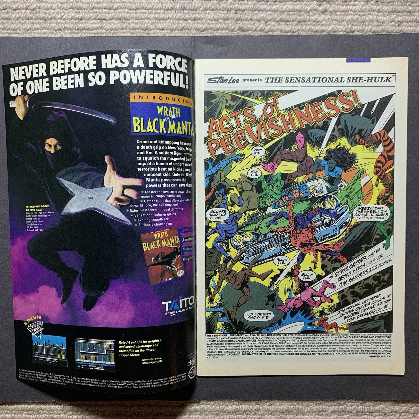 Sensational She Hulk 17/ Copper Age Marvel Comics 1990