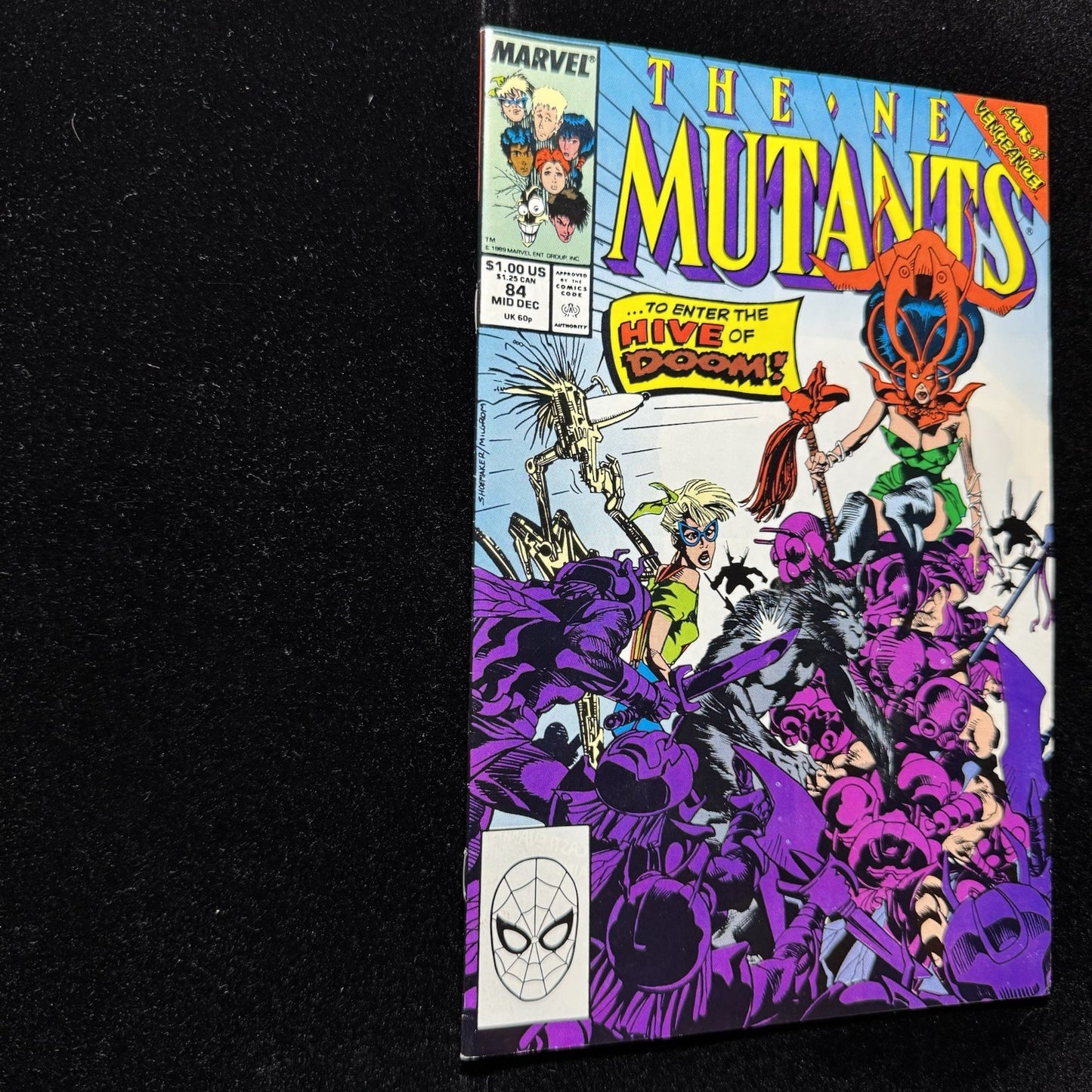 New Mutants 84 - Copper Age Marvel Comics 1989