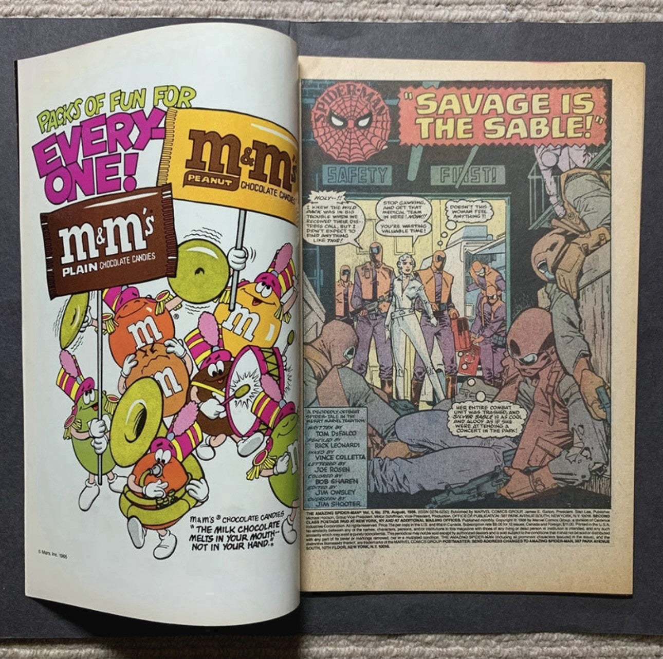 Amazing Spider-Man 279 - Copper Age Marvel Comics 1986
