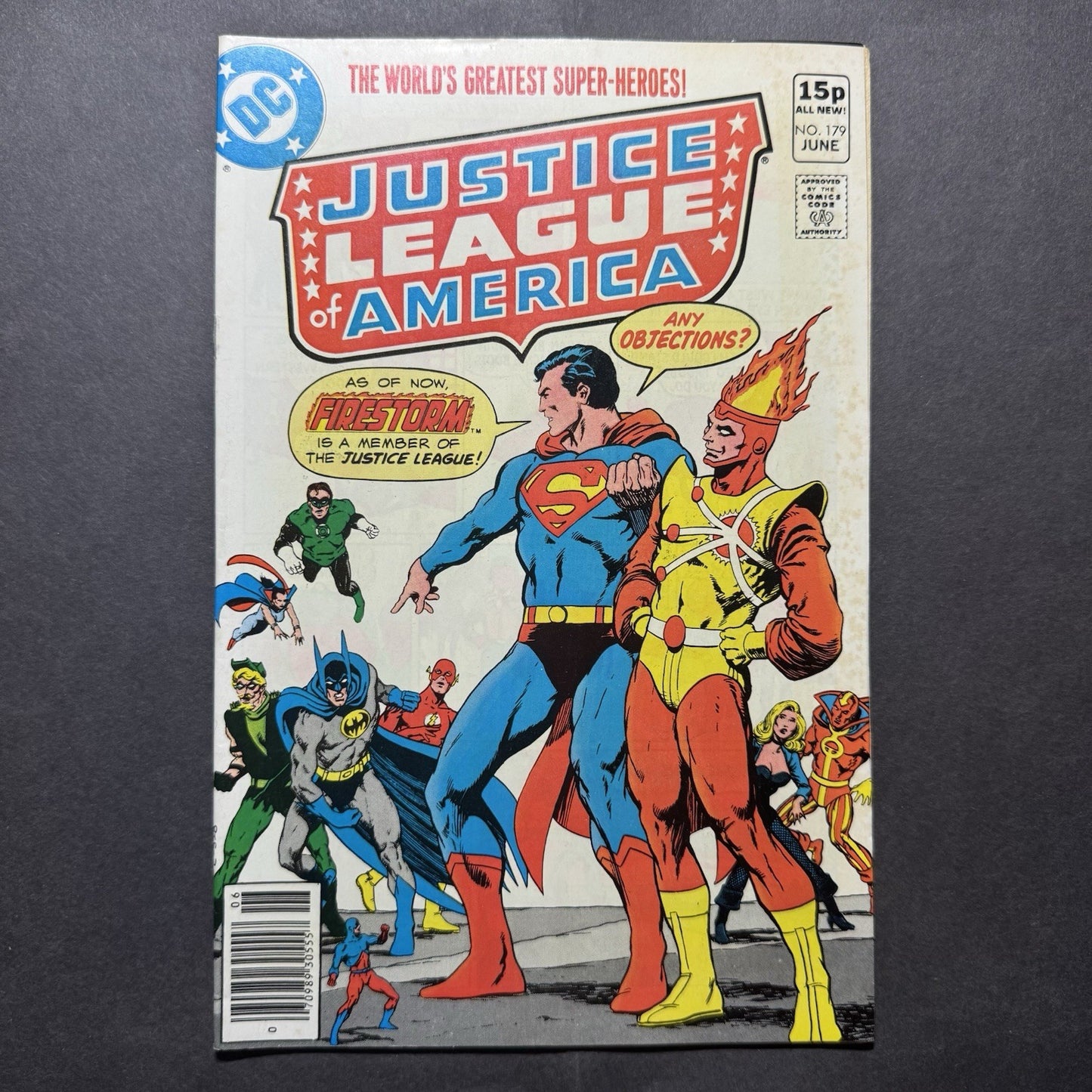 Justice League 179 - 1st Appearance Of Satin Satan - Bronze Age Dc Comics 1980