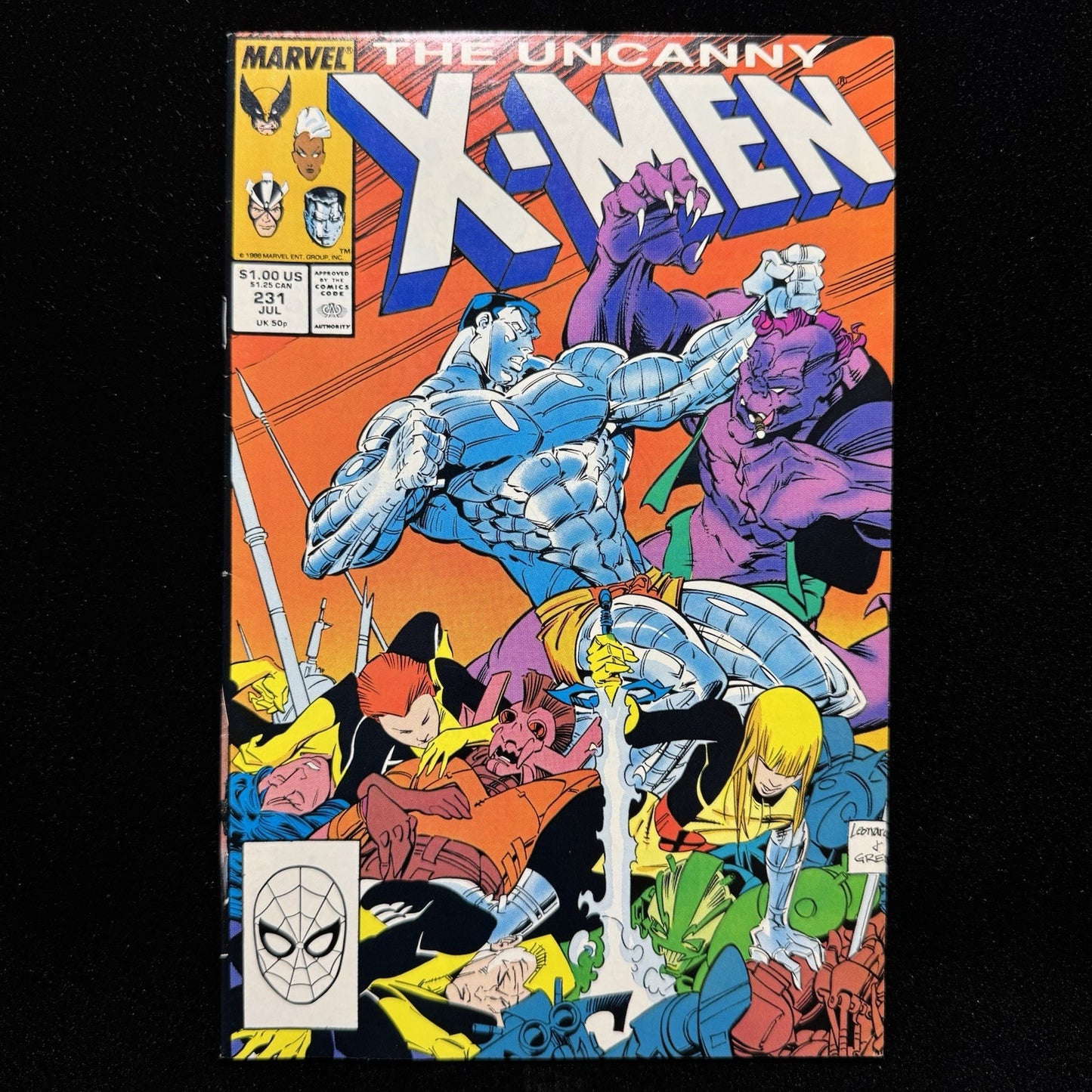 Uncanny X-Men 231 - Copper Age Marvel Comics 1988